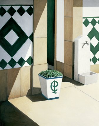 [Flowerpot and Tap on the Platform]