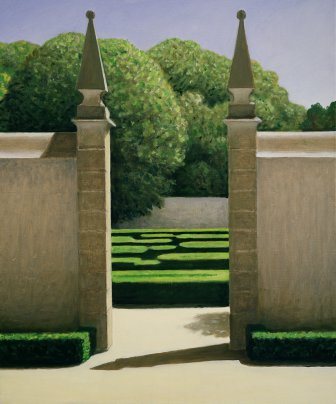 A entrada do jardim (estudo)