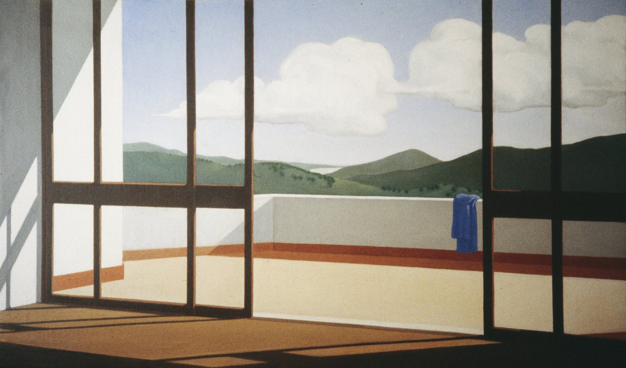 Terrace with Arr&aacute;bida Ridge and Towel