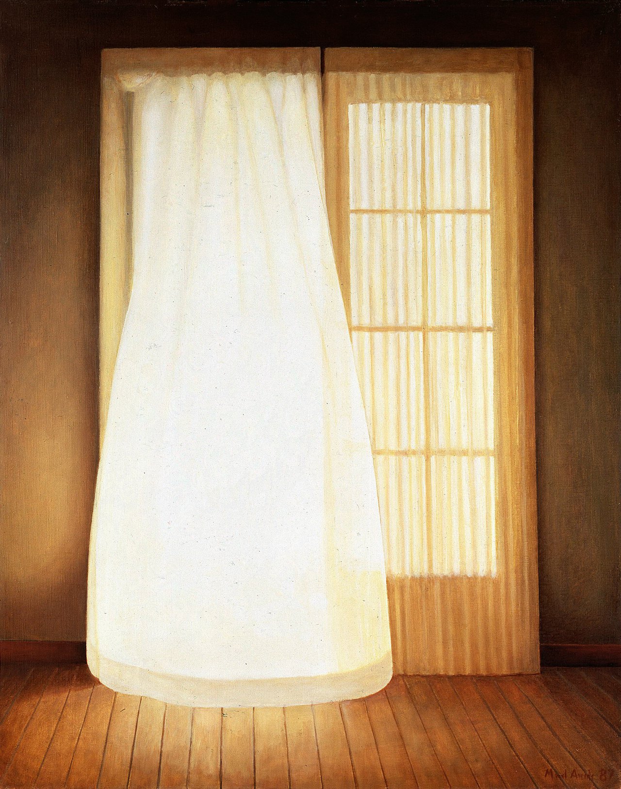 Janela com cortinas III