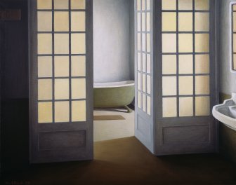 [Entry to the Bathroom]