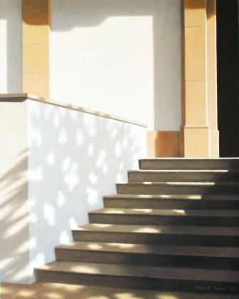 A escada da igreja
